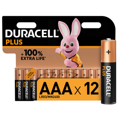 Duracell Alkaline Plus AAA batteries 12 units is no longer available