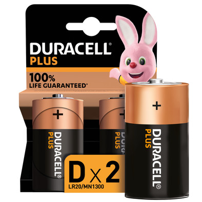 Duracell Alkaline Plus D batteries 2 units is no longer available