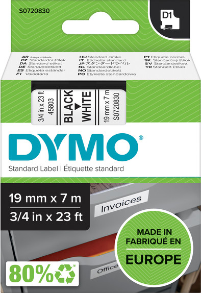 DYMO Authentic D1 Labels Black-White (19mm x 7m) is no longer available