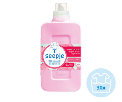 Seepje Wasverzachter Pioenroos en Cederhout is nooit meer leverbaar