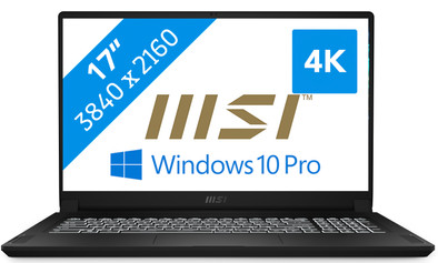 MSI Creator 17 B11UG-203NL is nooit meer leverbaar