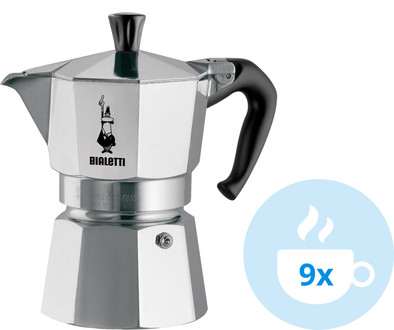Bialetti Moka Express 9 kopjes is nooit meer leverbaar