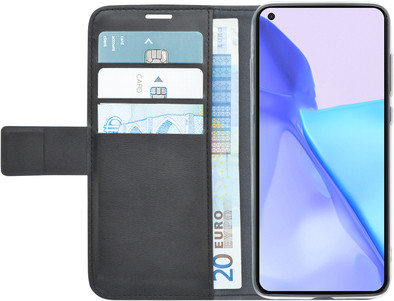 Azuri Wallet OnePlus 9 Book Case Zwart is nooit meer leverbaar