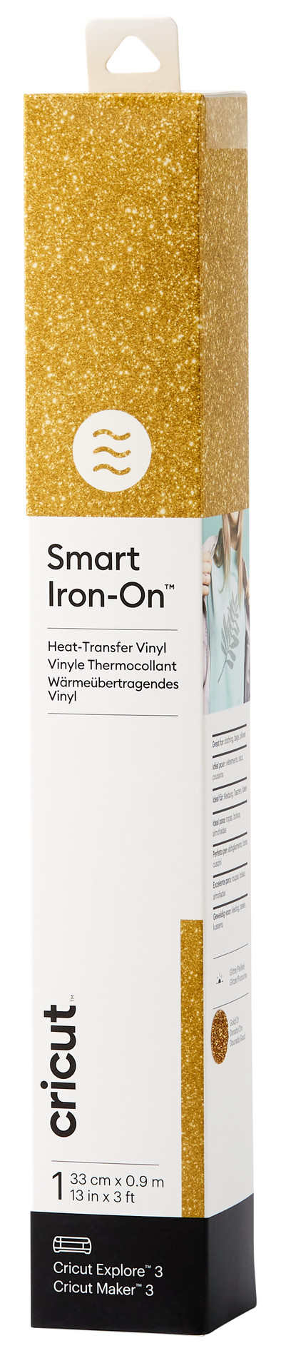 Cricut Smart Iron-on 33x91 Glitter Gold is no longer available