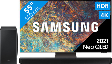 Samsung Neo QLED 55QN92A + Soundbar is nooit meer leverbaar