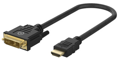 BlueBuilt HDMI naar DVI-D Single Link Kabel 2 meter is nooit meer leverbaar