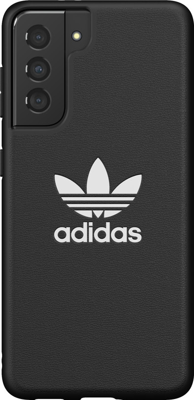 Adidas Samsung Galaxy S21 Back Cover Leather Black Coolblue