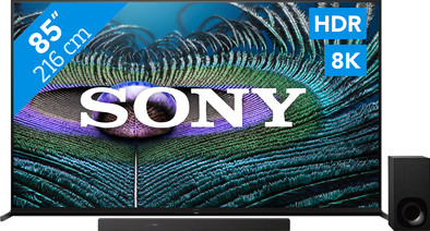 Sony Bravia XR-85Z9 8K (2021) + Soundbar is nooit meer leverbaar