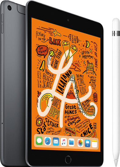 Apple iPad Mini 5 64 GB Wifi + 4G Space Gray + Stylus is nooit meer leverbaar