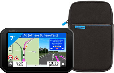 Garmin Camper &amp; Caravan 785 LMT-D - Europa + Garmin Universele Draagtas (7 inch) is nooit meer leverbaar