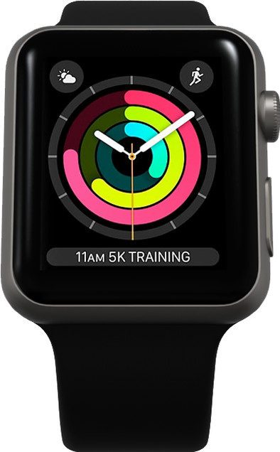 Refurbished Apple Watch Series 3 38mm Space Gray Coolblue Refurbished smartwatches