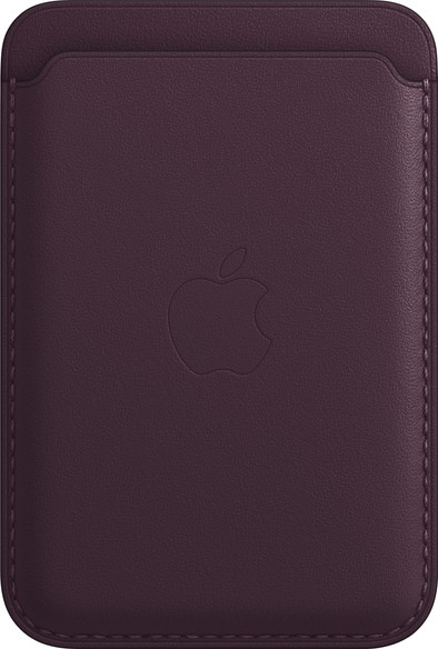 Apple Leather Card Wallet for iPhone with MagSafe Dark Cherry is no longer available