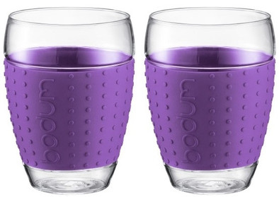 Bodum Pavina 2 Glazen 0,45 L Paars is nooit meer leverbaar