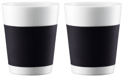 Bodum Canteen 2 Mokken Porselein 0,2 L Zwart is nooit meer leverbaar