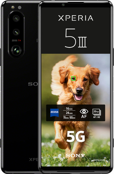 Sony Xperia 5 III 128GB Zwart 5G is nooit meer leverbaar