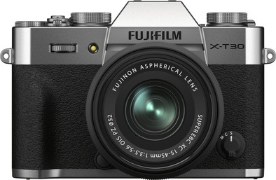Fujifilm X-T30 II Body Zilver + 15-45mm f/3.5-5.6 is nooit meer leverbaar