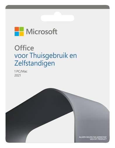 Microsoft Office 2021 Thuisgebruik en Zelfstandigen is nooit meer leverbaar