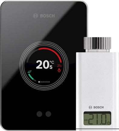 Bosch EasyControl CT200 zwart + Bosch EasyControl Smart Radiator Thermostat RT10-RF is nooit meer leverbaar
