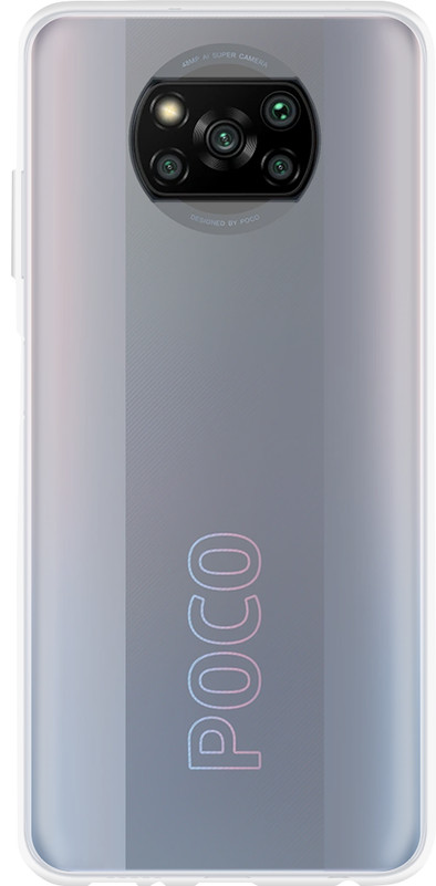 Just in Case Soft Case Xiaomi Poco X3 &#x2F; X3 Pro Back Cover Transparant is nooit meer leverbaar