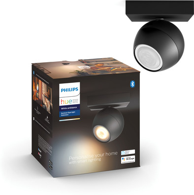 Philips Hue Buckram 1-spot Mounted Spot Light White Ambiance Black is no longer available