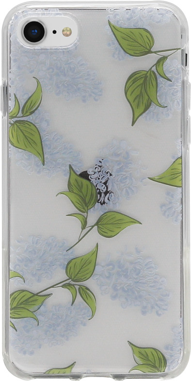 BlueBuilt Blue Garden Soft Apple iPhoneSE 2022 / SE 2020 / 8 / 7 Back Cover Transparant is nooit meer leverbaar