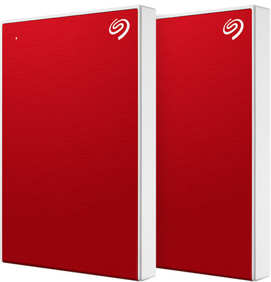 Seagate One Touch Portable Drive 4TB Rood - Duo pack is nooit meer leverbaar