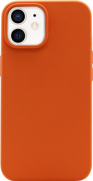 BlueBuilt Soft Case Apple iPhone 12 / 12 Pro Back Cover met MagSafe Oranje is nooit meer leverbaar