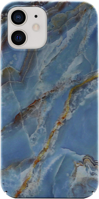 BlueBuilt Blue Marble Hard Case Apple iPhone 12 / 12 Pro Back Cover is nooit meer leverbaar