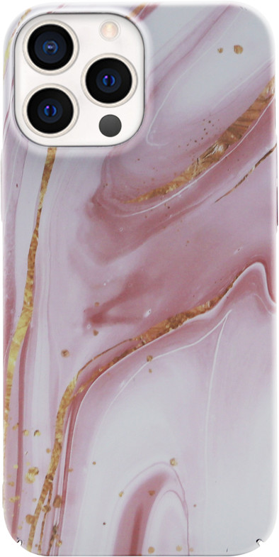 BlueBuilt Pink Marble Hard Case Apple iPhone 13 Pro Max Back Cover is nooit meer leverbaar