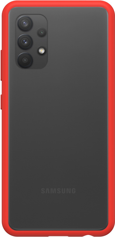 Otterbox React Samsung Galaxy A32 4G Back Cover Transparant/Rood is nooit meer leverbaar