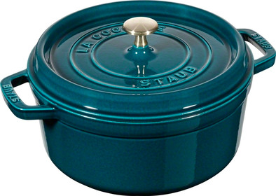 Staub Round Dutch Oven 24cm La Mer Blue is no longer available