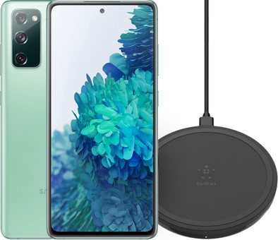 Samsung Galaxy S20 FE 128GB Groen 4G + Belkin Draadloze Oplader 10W Zwart is nooit meer leverbaar