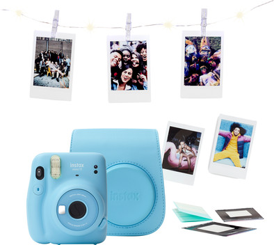 Fujifilm Instax Mini 11 Sky Blue Camera Bundle is nooit meer leverbaar