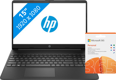 HP 15s-eq1901nd + Microsoft 365 personal is nooit meer leverbaar