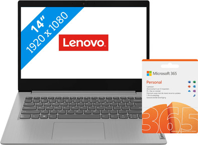 Lenovo IdeaPad 3 14IGL05 81WH003KMH + Microsoft 365 personal is nooit meer leverbaar