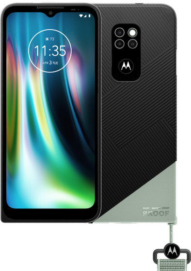 Motorola Defy 64GB Zwart/Groen is nooit meer leverbaar