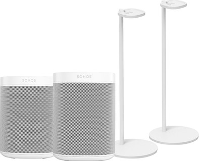 Sonos One Duo Pack + Sonos Speaker Stand Pair White is no longer available