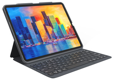 Zagg Pro Keys Apple iPad Pro (2022&#x2F;2021&#x2F;2020) 12.9 inch Toetsenbord Hoes QWERTY Grijs is nooit meer leverbaar