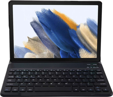 Just in Case Premium Samsung Galaxy Tab A8 Toetsenbord Hoes QWERTY Zwart is nooit meer leverbaar