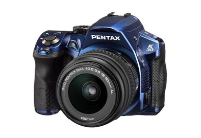 Pentax K-30 blauw + DA L 18-55 mm is nooit meer leverbaar
