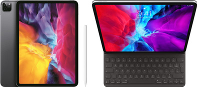 Apple iPad Pro (2020) 12.9 inch 128 GB Wifi Space Gray + Smart Keyboard + Pencil 2 is nooit meer leverbaar