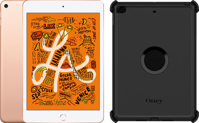 Apple iPad Mini 5 64 GB Wifi Goud + Otterbox Defender Full Body Case is nooit meer leverbaar