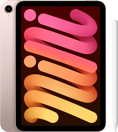 Apple iPad Mini 6 64GB Wifi Roze + Apple Pencil (2e generatie) is nooit meer leverbaar