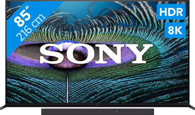 Sony Bravia XR-85Z9 8K + Soundbar is nooit meer leverbaar