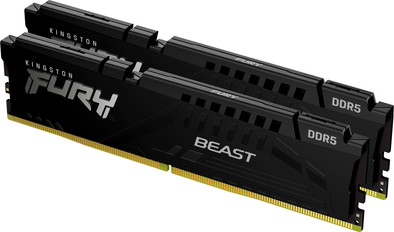 Kingston FURY Black Beast DDR5 DIMM Memory 4800MHz 32GB (2 x 16GB) is nooit meer leverbaar