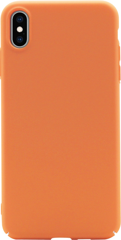 BlueBuilt Hard Case Apple iPhone Xs / X Back cover Oranje is nooit meer leverbaar
