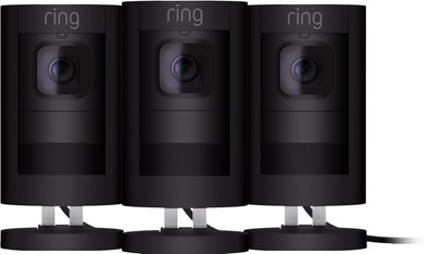 Ring Stick Up Cam Elite Zwart 3-pack is nooit meer leverbaar