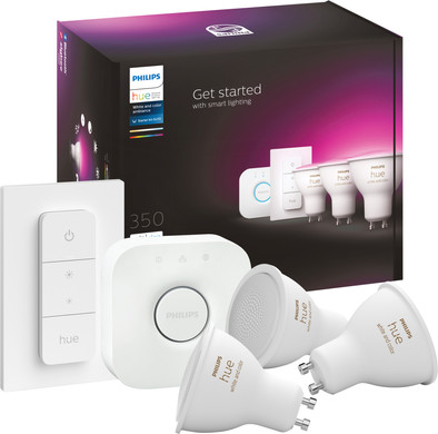 Philips Hue White and Color Starter 3-pack GU10 + Dimmer and Bridge is no longer available