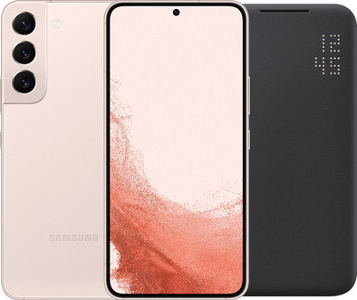 Samsung Galaxy S22 256GB Pink 5G + Samsung Smart LED View Cover Black is no longer available