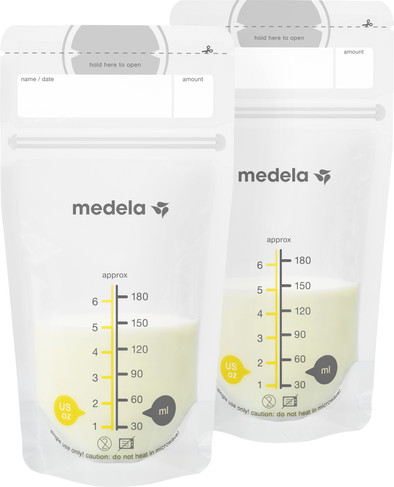 Medela Moedermelkbewaarzakjes 180 ml 50 stuks is nooit meer leverbaar